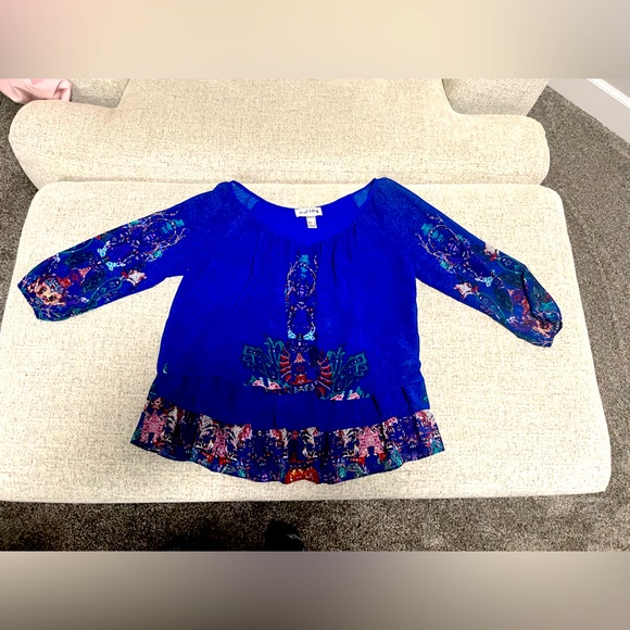 Joseph Ribkoff ruffle top - Picture 1 of 5